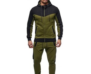 Conjunto Deportivo RAPID SPORTS para Hombre, Chaqueta con Capucha y Pantalones, Diseño Personalizado OEM, Informal, Invierno, 100% Algodón, Transpirable, Ligero, 2 en 1 - Product Image 2