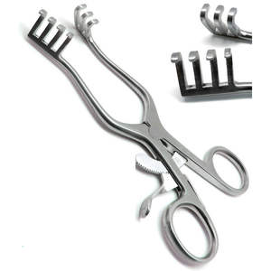 Retractor Orbital KENNERDELL MAROON de Acero Inoxidable, Instrumentos Oftálmicos Quirúrgicos Reutilizables de Blush Surgical - Product Image 2