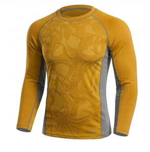 T-shirt de compression à manches longues pour homme, imprimé par sublimation, séchage rapide, haut de sport - Product Image 1