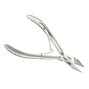 Ensemble d'outils à ongles en acier inoxydable 5 pièces : Coupe-ongles à lame courbée, Pince à cuticules de précision, Repousse-cuticules - Product Image 2