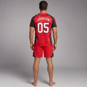 2026 New Breathable <b>Knitted</b> Pajama <b>Set</b> Crew Neck Drawstring Shorts Sleepwear Men Summer Casual T Shirt and Shorts <b>Set</b> - Product Image 2