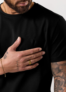 Camisetas al por mayor con impresión personalizada, logotipo bordado, camisetas de secado rápido para hombre, camisetas de algodón extragrandes lisas para hombre - Product Image 4