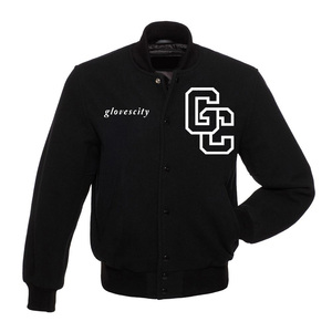 Wholesale GLOVES City Blank Varsity <b>Jackets</b> New Fashion Varsity <b>Man</b> <b>Jacket</b> Custom <b>Men</b> Letterman Winter Season <b>Jacket</b> For <b>Man</b> - Product Image 1