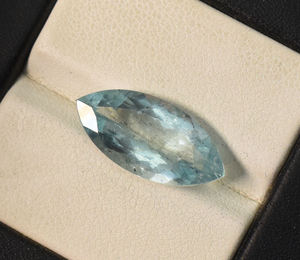 Marquesa aguamarina-aguamarina azul cielo natural-piedra de nacimiento de Marzo-hermosa piedra de corte de piedra de marquesa facetada de Aguamarina - Product Image 5