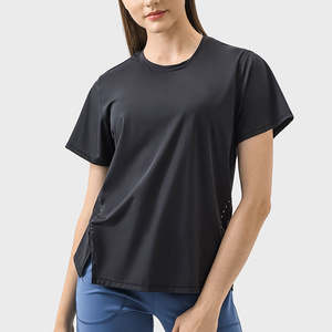 Shorts Deportivos Clásicos para Mujer, Corte Regular, Mezcla de Algodón, Transpirables, Ecológicos, con Bordado, Botones, de Secado Rápido, Manga Corta - Product Image 2