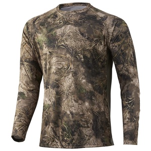 Men Long Sleeve Camouflage Hunting Shirt Oxford Fabric Custom Printed <b>Waterproof</b> Windproof Breathable Polyester Outdoor Top Wear - Product Image 5