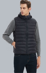 Gilet matelassé chaud pour homme 100% haute qualité, coupe-vent d'hiver, vêtement d'extérieur décontracté sans manches - Product Image 5