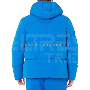 2025 hiver hommes laine doudoune léger de haute qualité manteau isolé avec col montant résistant à l'eau prix de gros - Product Image 6