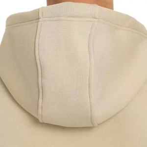 High Quality 100% Polyester Customize Regular Fit Thick <b>Drop</b> Shoulder Button Front 230g Velour Luxury Hoodie Hooded French Terry - Product Image 5