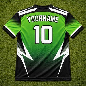 เสื้อฟุตบอลทีมโรงเรียนแบบสั่งทำพิเศษ ไซส์ใหญ่ แห้งเร็ว ระบายอากาศได้ดี ผ้าโพลีเอสเตอร์ 100% ปักชื่อผู้เล่นตามสั่ง - Product Image 2