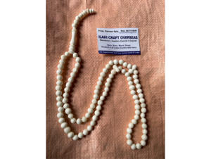 Tasbih Misbaha de prière islamique moderne et rustique en os de buffle poli, écologique, 99 perles, de la marque ILAHI - Product Image 3