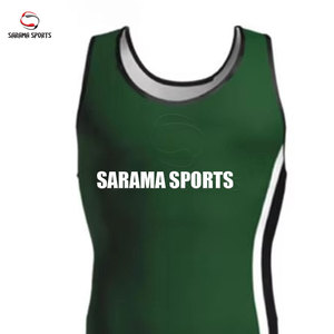 Traje de Lucha Libre Profesional para Hombre, Singlet de Poliéster y Spandex para Competencia, Singlets Juveniles de Lucha Libre con Logotipo Personalizado - Product Image 2