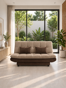 Canapé-lit Roblox Marron 2-en-1 par Emerald Sofa pour Appartement, Hôtel, Villa, Maison - Fabricant de Canapés - Canapé Convertible en Tissu Personnalisé - Product Image 5