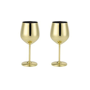 Verre à vin personnalisé en acier inoxydable de 16 oz, finition champagne, qualité alimentaire 304, verre sans pied en métal pour événements - Product Image 3