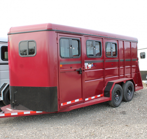 Remolque Premium para Transporte de Caballos, Precio Mayorista, Personalizable, Estructura de Aleación de Aluminio Reforzada, Estable y Seguro, Transportador de Ganado para Carretera - Product Image 1