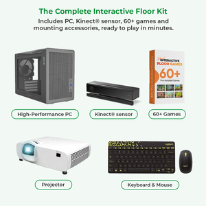 Kit de jeu interactif de projection au sol avec capteur de mouvement pour zones de jeux et centres de divertissement intérieurs – INEK00006 - Product Image 3