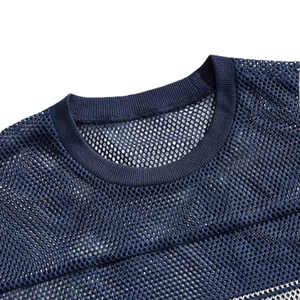 Camisetas de Baloncesto Personalizadas Extra Grandes de Malla para Hombre, Transpirables, Estilo Hip Hop Urbano, 100% Poliéster - Product Image 3