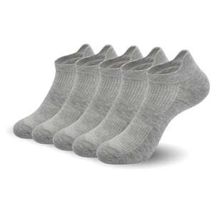 Chaussettes basses en bambou pour femmes, ultra fines, invisibles, ventilantes, anti-odeur, soutien de la voûte plantaire, 5 paires - Product Image 6