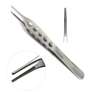Pinzas Atraumáticas Adson DeBakey Premium de 12 cm – Pinzas de Acero Inoxidable para Tejido Vascular para Cirugía Delicada - Product Image 3