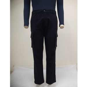 Estilo Clásico y Comodidad Moderna: Pantalones Largos de Sarga Elástica para Hombre con Tela Transpirable, Flexibilidad y Elegancia - Product Image 1