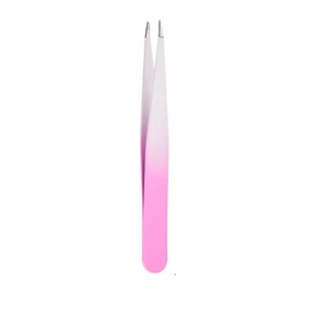 Pinzas para Cejas de Acero Inoxidable Inclinadas, Diseño Duradero, Herramienta de Aseo Precisa, Ecológicas, Modernas y Coloridas - Product Image 2