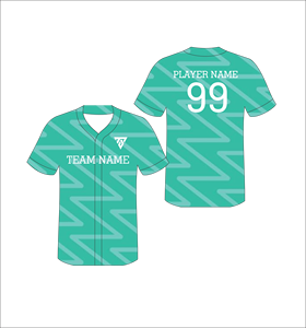 Maillot de baseball unisexe personnalisé à imprimé géométrique, sublimé, col en V, manches courtes, polyester anti-humidité, toutes saisons - Product Image 6