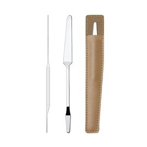 Comprehensive 4 Piece Stainless Steel Cosmetic Tool Set <b>Foundation</b> Mixing Spatula Stirring Rod Blending Kit - Product Image 3