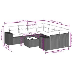 Conjunto de Sofás Negros para Jardín - Product Image 3