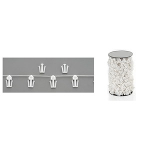 ANB Traditional Style Trishul Runner Glider Accessory for Ripple <b>Fold</b> Curtain Track Single Curtain Rod <b>Blinds</b> Accessories - Product Image 2