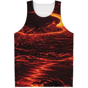 Men’s Printed Tank Top Summer Sleeveless Shirt Gym Fitness <b>Stringer</b> <b>Vest</b> Bodybuilding Workout Casual Streetwear OEM Custom Logo - Product Image 3