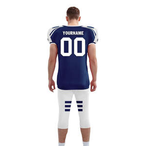 Uniforme de Fútbol Americano al por Mayor de Alta Calidad, Talla Grande, Jersey de Compresión para Hombre, Transpirable, 100% Poliéster - Product Image 4