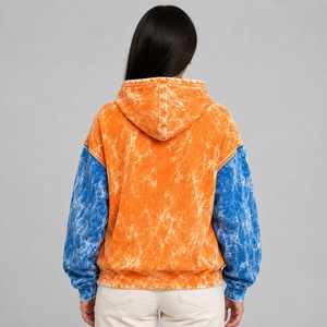 Sudadera con Capucha para Mujer, Estilo Moderno, Lavado Ácido, Tela de Felpa Suave, Acabado Único, Comodidad Diaria para un Estilo Informal - Product Image 5