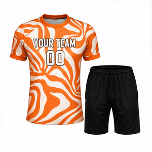 Conjunto Deportivo de Verano para Hombre, Camiseta y Pantalones Cortos de Tenis con Estampado de Equipo, Tallas Grandes - Product Image 2