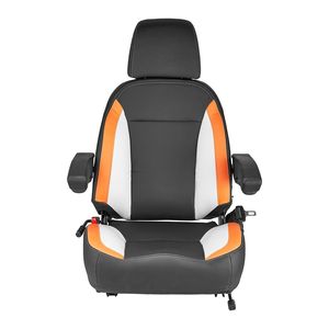 Sedile Universale Micro S per Carrelli Elevatori e Trattori con Schienale Regolabile, Braccioli e Poggiatesta, Cintura di Sicurezza e Componenti di Fissaggio - Product Image 6