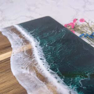 Handmade Wood <b>Cheese</b> Board with Epoxy Resin Cutting Board Charcuterie Boards and Serving Tray Gift for Kitchen - Product Image 4