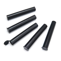 Vente d'usine : Tube PET résistant aux enfants avec bouchon à pression et à rotation 116 mm, conteneur d'emballage en plastique transparent à l'épreuve des enfants