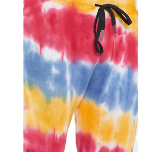 Ensemble de survêtement tie-dye pour homme, manches longues, col rond, pantalon long, coton respirant, vêtements décontractés, saison printemps, coupe classique - Product Image 5