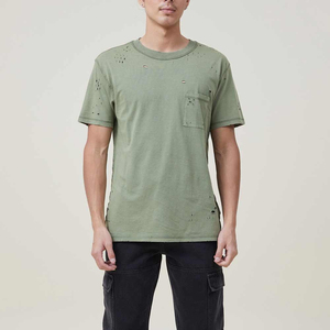 Chemises formelles pour hommes de style vintage à col rond avec logo sur le devant, en coton respirant, anti-humidité et écologiques - Product Image 2