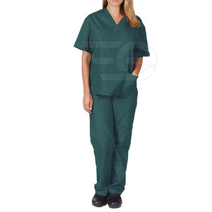Uniformes Médicos Confiables para Hombre, Conjunto de Uniforme Médico de Punto 100% Algodón, Transpirable y Cómodo para Uso Diario en Hospitales - Product Image 2