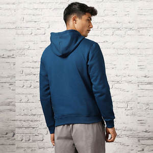 Sweat à capuche d'hiver pour homme 100% coton éponge, coupe classique, grande taille, épaules tombantes, coupe oversize, imprimé numérique uni, personnalisable - Product Image 2