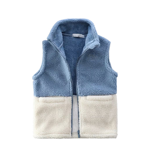 Chaleco de Forro Polar Sherpa Suave, Unisex, Ropa Deportiva Informal, Transpirable, Ecológico, 100% Poliéster, Servicio OEM, Ropa de Invierno - Product Image 1