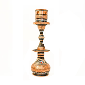 Ensemble de chicha moderne en métal avec finition laquée, 2 tuyaux et coffret cadeau pour la décoration de la maison - Product Image 5