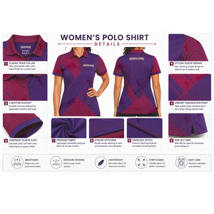 Camisas Polo de Elegancia Diaria, Nueva Llegada, Transpirables y Sostenibles, Camisa Polo para Mujer - Product Image 4