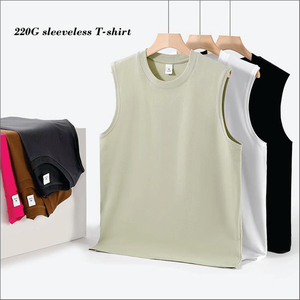 Camiseta sin Mangas de Punto Gótico Personalizada de Alta Calidad, Secado Rápido, Transpirable, de Spandex/Poliéster, 180g, Cuello Redondo, para Hombre, Gimnasio - Product Image 6