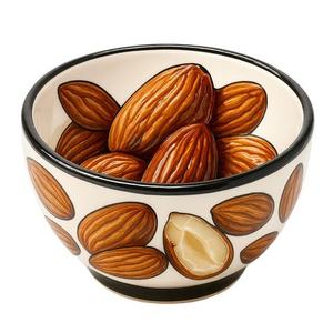 Bol décoratif en bois de manguier fait main, imprimé à l'émail, bol de service pour le Ramadan - Product Image 5