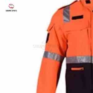 Combinaison de travail en nylon personnalisée de haute qualité pour hommes, veste et pantalon de protection, vêtements de travail pour l'exploitation minière - Product Image 5