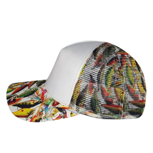 Casquette en maille vintage à 5 panneaux, production complète, haute qualité, meilleur prix, B2B - Product Image 3