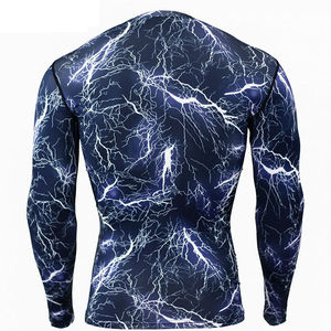 Wholesale Supplier Export Quality <b>Men</b> <b>Compression</b> <b>Shirts</b> Quick Dry Training Wear Breathable High Elasticity Sports Top - Product Image 5