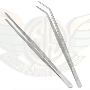 Stainless Steel <b>Reptile</b> Feeding Tool Set Tipped Tweezers Spoon Eco-Friendly Crested Gecko Tank <b>Accessories</b> for Geckos Lizards - Product Image 3