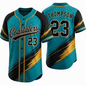 Camiseta de Béisbol Bordada al por Mayor, Estilo Atlético, Relajada, Suave, con Diseño Personalizado, Réplica Auténtica para Clubes y Ligas - Product Image 4